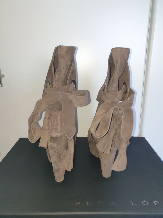 Botines piel Pura Lopez