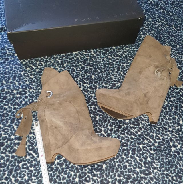 Botines piel Pura Lopez