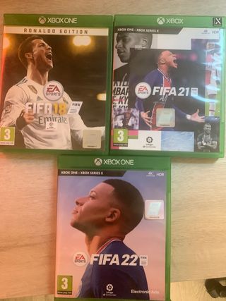 Fifa 18, Fifa 21 y Fifa 22