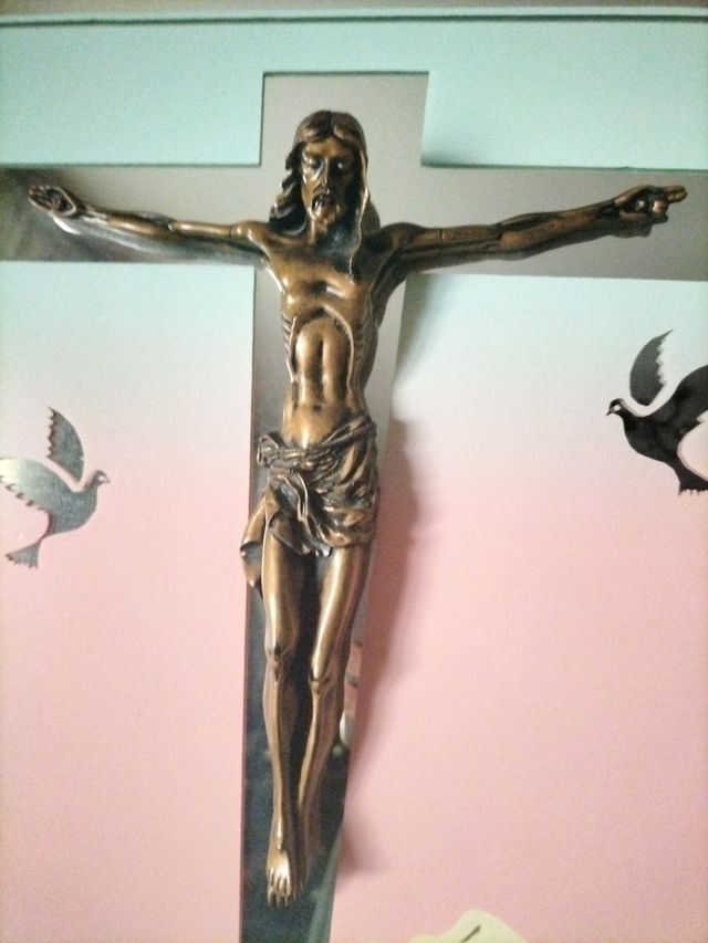 Cuadro de Jesús y angelitos para dormitorio 