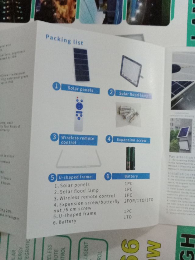 solar flood lampa led