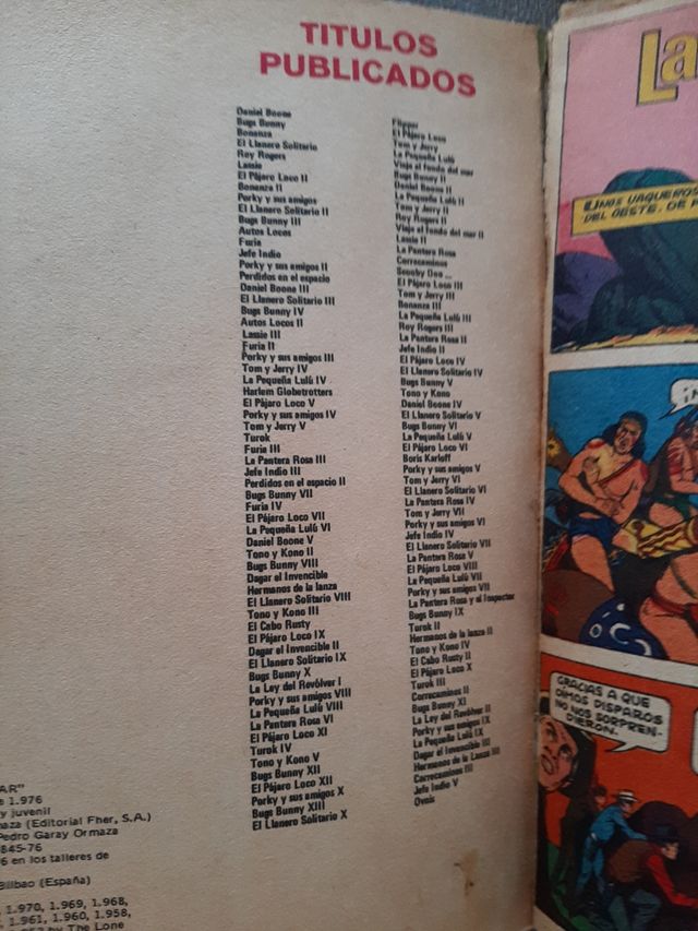 COMIC EL LLANERO SOLITARIO