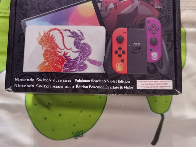 Nintendo Switch Pokemon Escarlata Purpura modelo