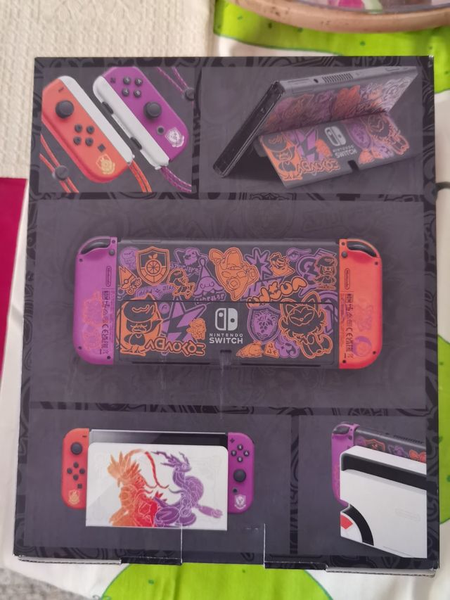 Nintendo Switch Pokemon Escarlata Purpura modelo