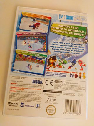Mario&Sonic en los juegos Olímpicos de invierno 