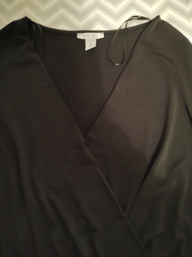 body camiseta licra negro Amisu XS