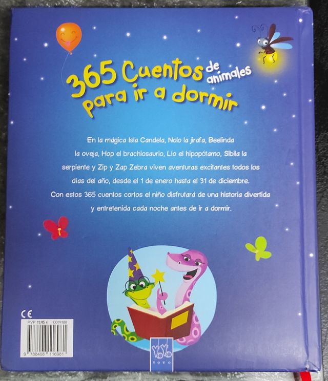 Cuento animales para ir a dormir. 365 cuentos.