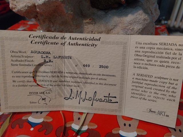 SCULTURA SERIE LIMITATA.