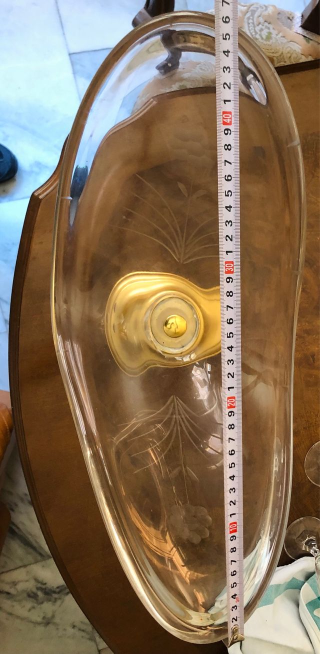 Centro cristal tallado muy elegante