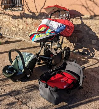 carro Bugaboo camaleon 3 + maxi Cosi Cybex