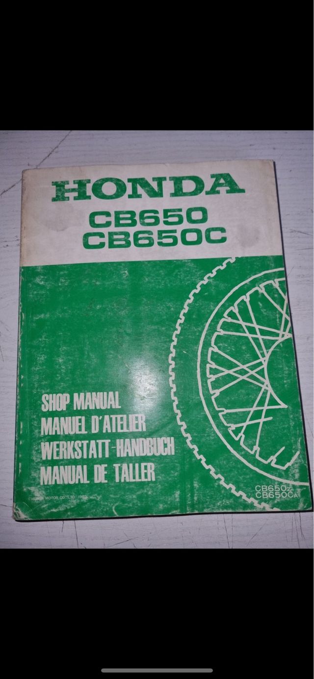 MANUAL DE TALLER HONDA CB 650/650 C