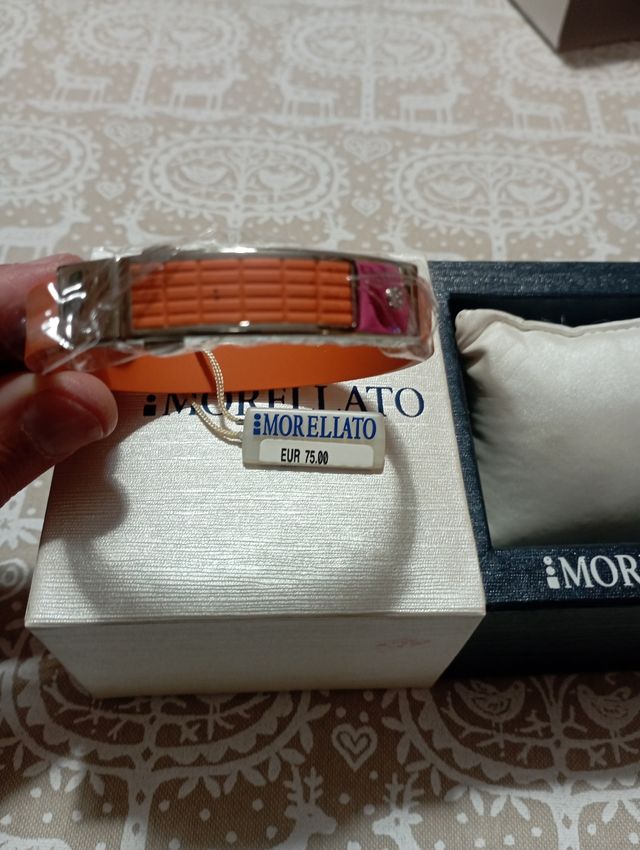 Braccialetto MORELLATO  uomo caucciù e acciaio