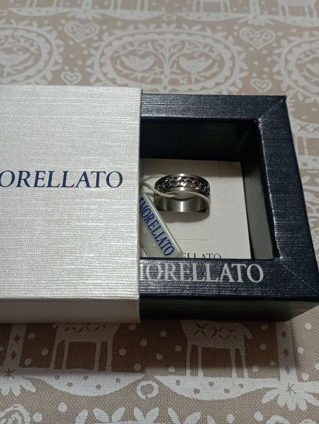 Anello MORELLATO uomo in acciaio splendido
