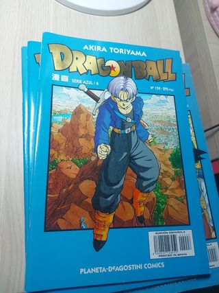 comics serie azul Dragón Ball