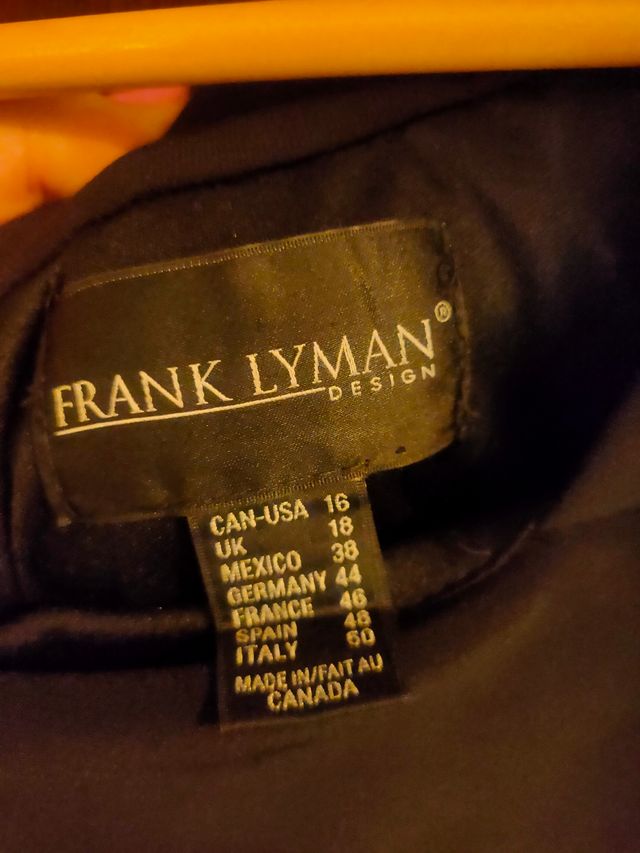 Vestido Frank Lyman 