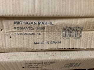 Cajas Rodapié 10x60 - Michigan Marfil