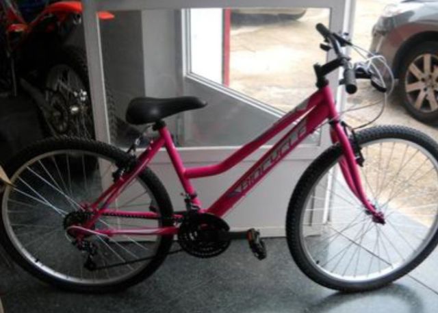 Mountain bike rosa con ruote da 24 p