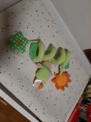 Espiral juguete coche bebe