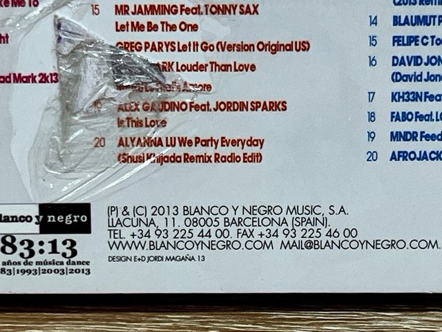 BLANCO Y NEGRO HITS 013 - 3CDS NUEVOS EMBALADOS