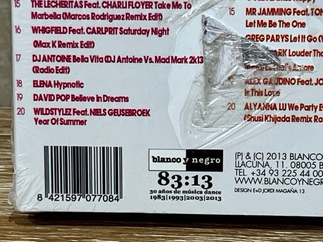 BLANCO Y NEGRO HITS 013 - 3CDS NUEVOS EMBALADOS