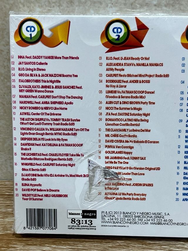 BLANCO Y NEGRO HITS 013 - 3CDS NUEVOS EMBALADOS