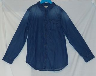 Camisa vaquera niño, talla 10 (+ regalo chaleco)