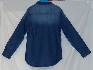 Camisa vaquera niño, talla 10 (+ regalo chaleco)