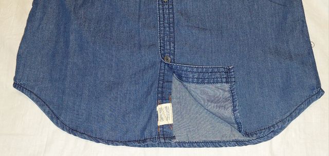 Camisa vaquera niño, talla 10 (+ regalo chaleco)