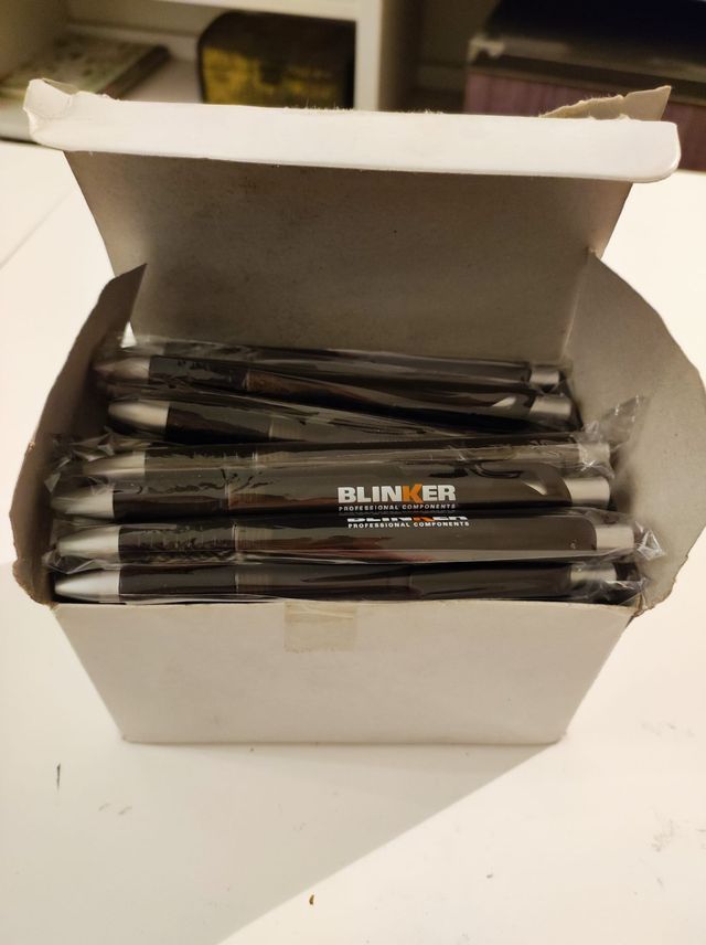 PACK 44 BOLÍGRAFOS NEGROS NUEVOS