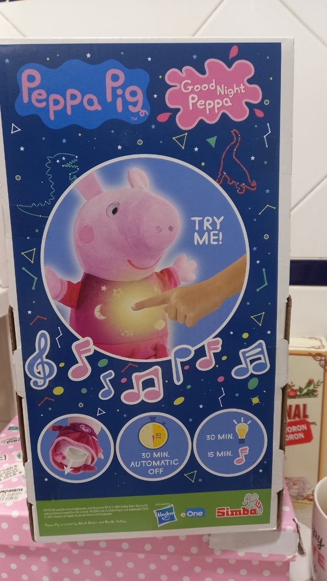 Peppa Pig. 30 minutos de luz y sonidos.