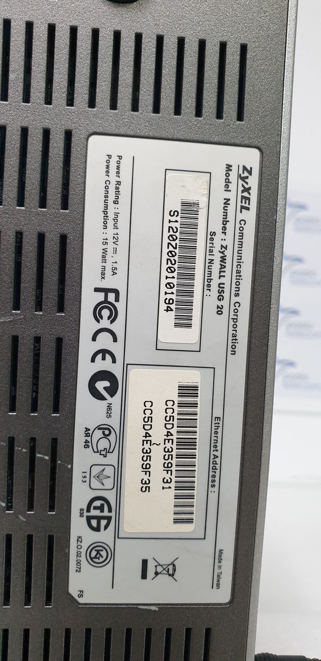 FIREWALL ZYXEL USG 200