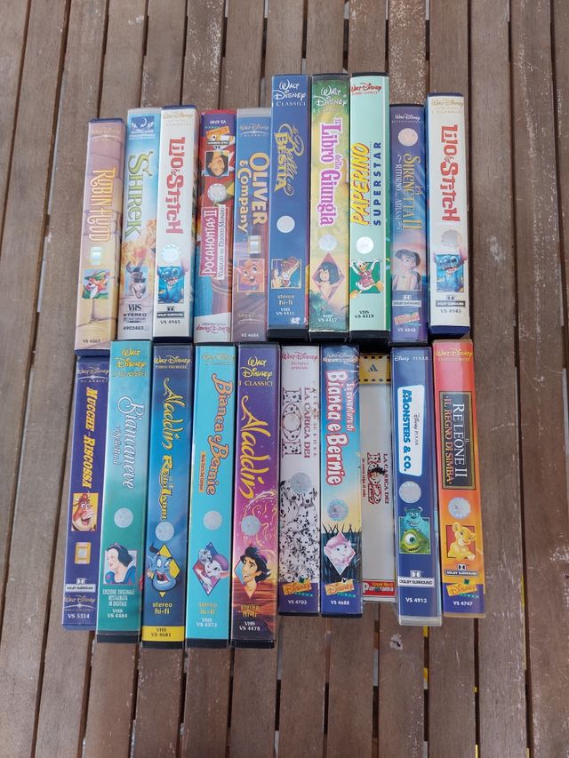 VHS cartoni animati da collezione