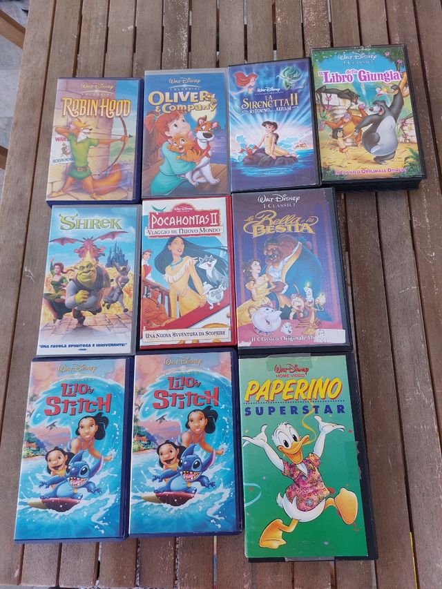 VHS cartoni animati da collezione