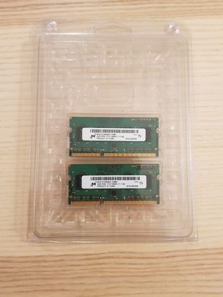 Memoria RAM Micron MT8JTF25664HZ-1G6M1 2*2Gb DDR3