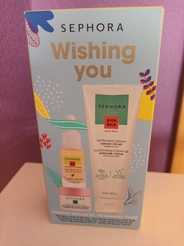 CREMAS KIT ESESNCIAL SEPHORA WISHING YOU