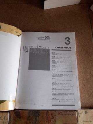 (T) Temario oposiciones matematicas