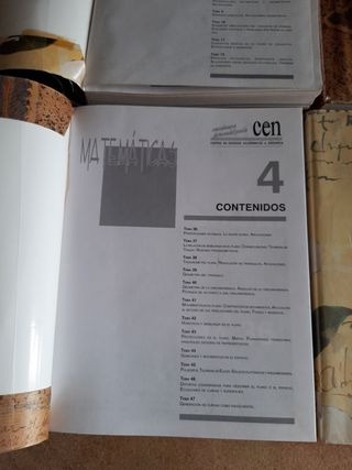 (T) Temario oposiciones matematicas