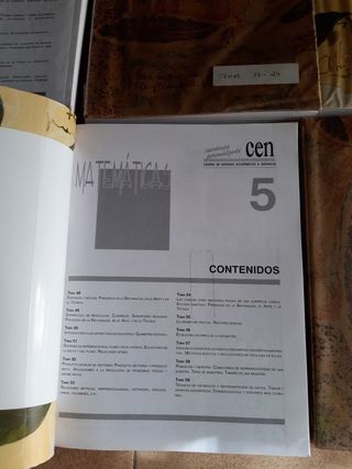 (T) Temario oposiciones matematicas