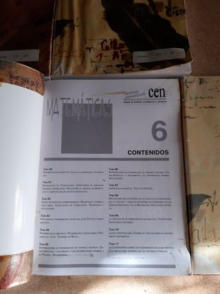 (T) Temario oposiciones matematicas