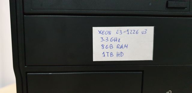 SERVIDOR  FUJITSU TX1310 M1 INTEL XEON E3-1226 V3