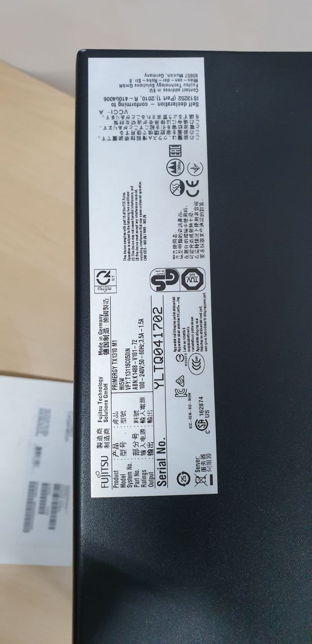 SERVIDOR  FUJITSU TX1310 M1 INTEL XEON E3-1226 V3