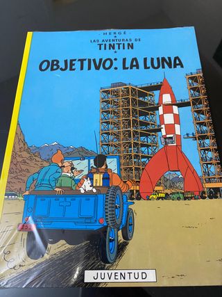 Lote de 6 libros de TINTÍN TAPA BLANDA PLASTIFICAD