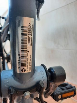 Bicicleta plegable tilt120