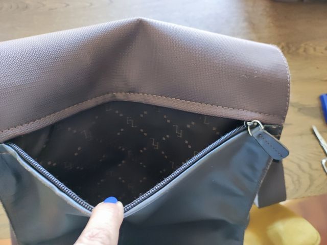 Bolso bandolera piel marron Francinel