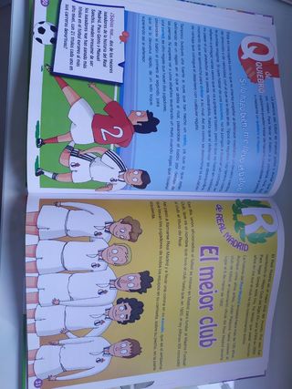 Libro de fútbol de Real Madrid
