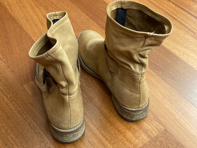 Stivaletti donna cuoio