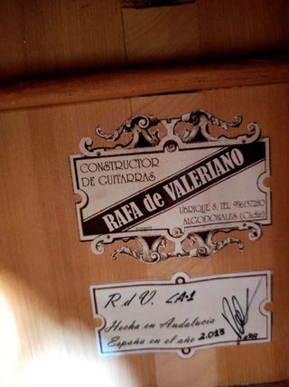 *** GUITARRA FLAMENCA RAFA BERNAL - GAMA ALTA ***