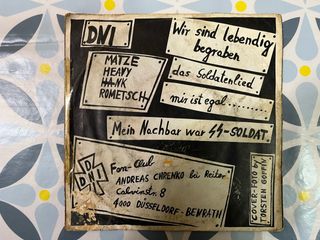 DNI "Wir Sind Lebendig Begraben" raro vinile
