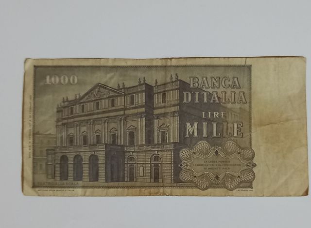 mille lire giuseppe verdi