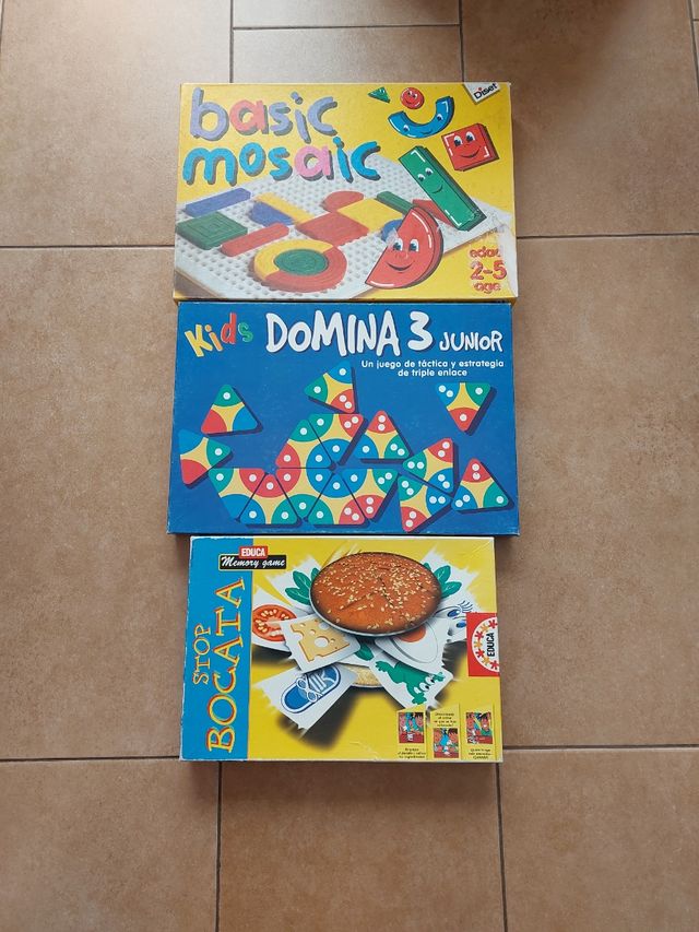 Pack de juegos de mesa infantiles